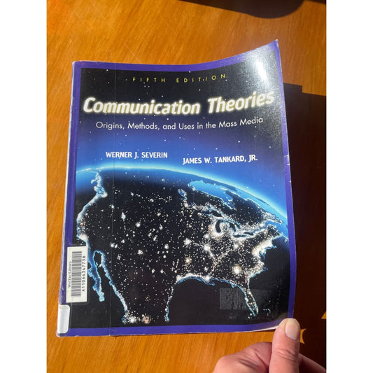 Communication theories - origins methods and uses in the mass media - print books book - condition: used - fiction