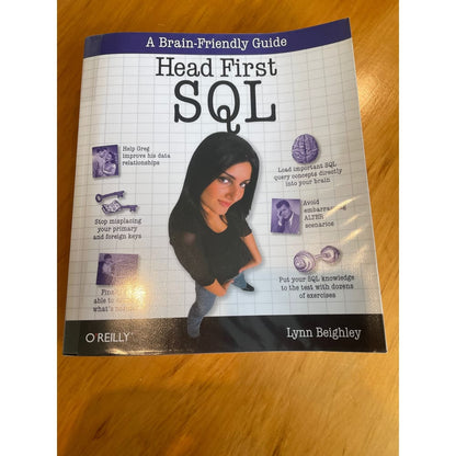 Head first sql - print books academic - book - condition: used printed media