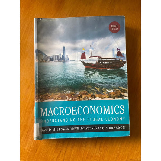 Macroeconomics - understanding the global economy - print books book - condition: used - economics printed media