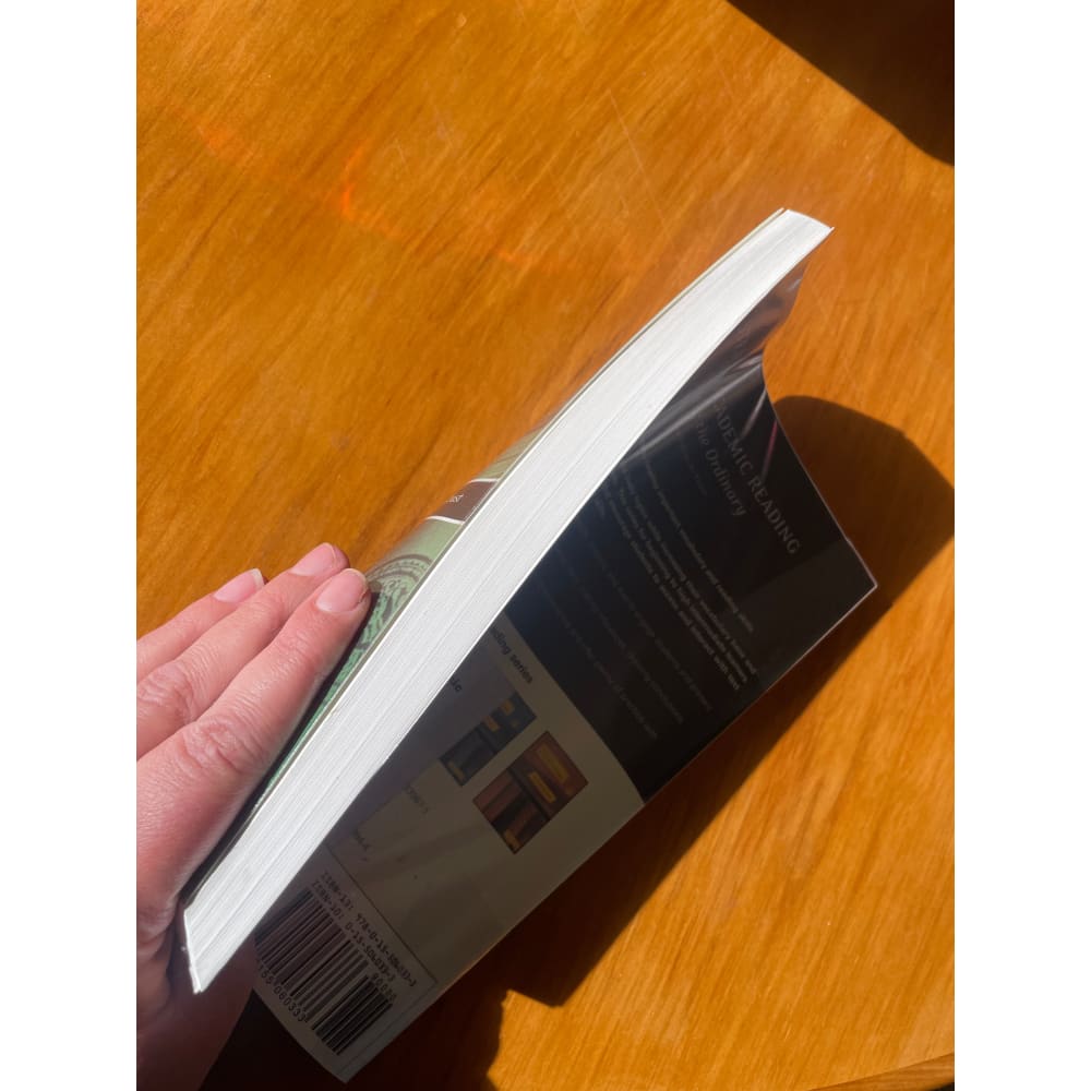Steps to academic reading - out of the ordinary - print books book - education printed media
