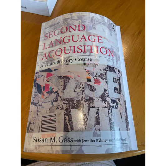 Second language acquisition: an introductory course - print books book - condition: used - education printed media