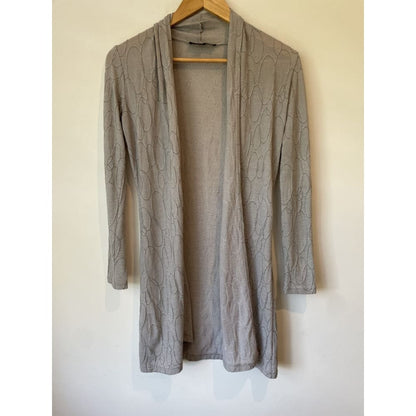 Velocity (nz) size 10 merino / viscose blend drape front cardi - cardigans cardigan - clothing & fashion - long sleeve