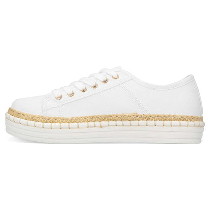 Verali queenbee sneakers in white canvas size 36 - sneakers clothing & fashion - sneakers women’s shoes