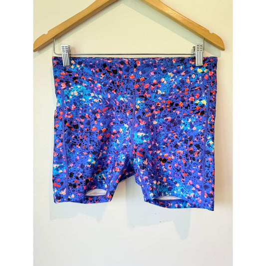 Abi and joseph size l run swim active dual pocket vera core short touch the sky print - shorts bottom women’s apparel