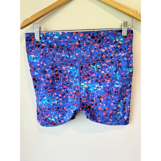 Abi and joseph size l run swim active dual pocket vera core short touch the sky print - shorts bottom women’s apparel