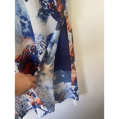 Vertice (nz) size 10 tunic – crossover back with side splits | excellent condition - tank tops blouse - clothing &