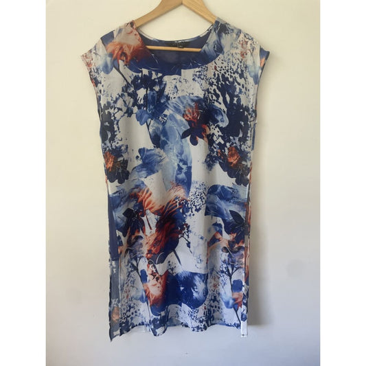 Vertice (nz) size 10 tunic – crossover back with side splits | excellent condition - tank tops blouse - clothing &