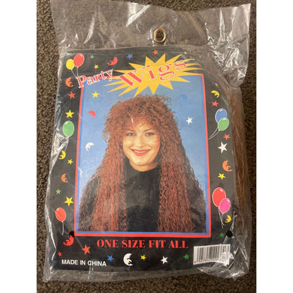Party wig - curly fun style one size fits all - wigs costume