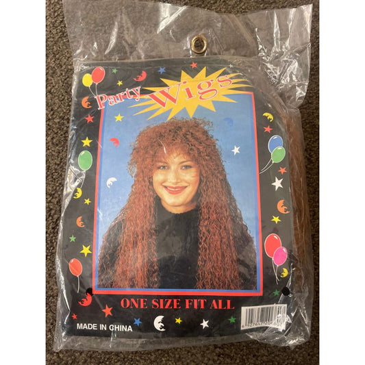 Party wig - curly fun style one size fits all - wigs costume
