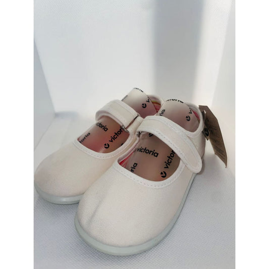 Victoria size 25 white flats for kids – soft & comfy everyday footwear - baby & toddler shoes kids - shoes children’s