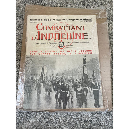 Militaria revue combatant d’indochine - n°16 decembre 1951 - janvier 1952 - magazines & newspapers collectible