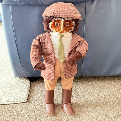 Vintage the london owl company owl collectible figure - figurines habit product