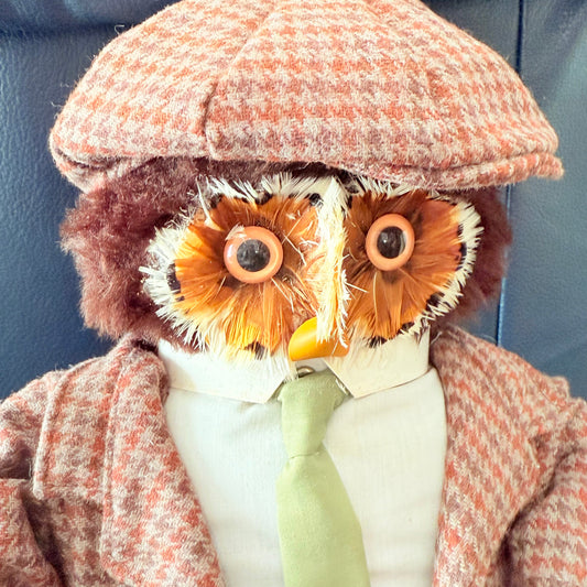 Vintage the london owl company owl collectible figure - figurines habit product
