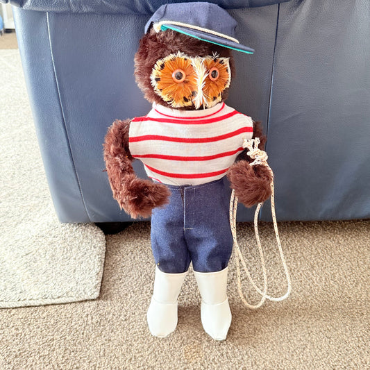 Vintage the london owl company yachtsman owl collectible figure - figurines habit product