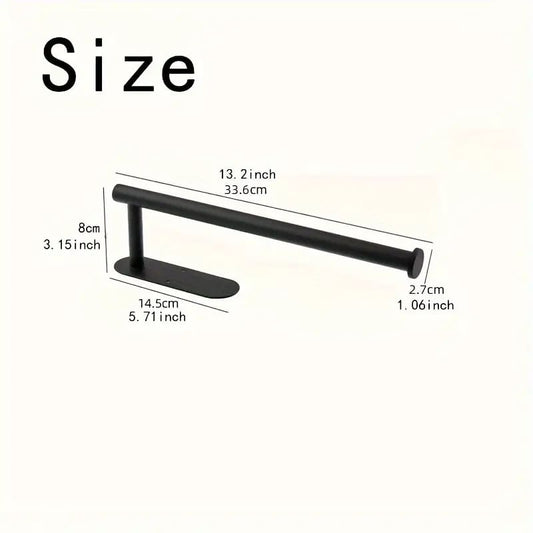 Wall mounted paper towel holder – no-drill install | space-saving kitchen & bathroom organiser - paper towel holders