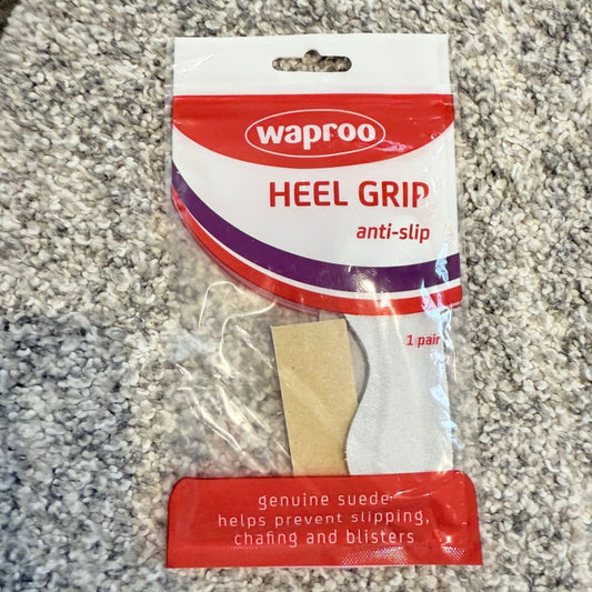 Waproo heel grip anti-slip inserts – genuine suede | 1 pair per pack - heel cushions women’s shoes