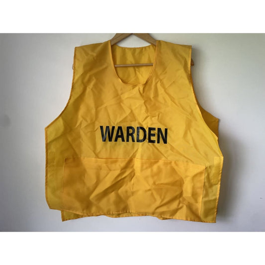 Warden vest – adjustable fit with velcro sides | brand new but with marks - work safety harnesses home & living - vest
