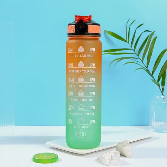 1l motivational bottle - water bottles health and wellness