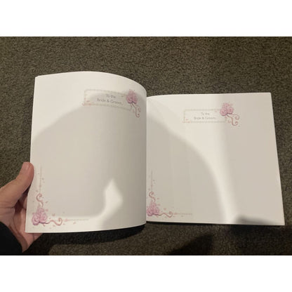 Carte blanche me to you wedding guest book - print books seasonal & holidays decorations - wedding supplies seasonal &