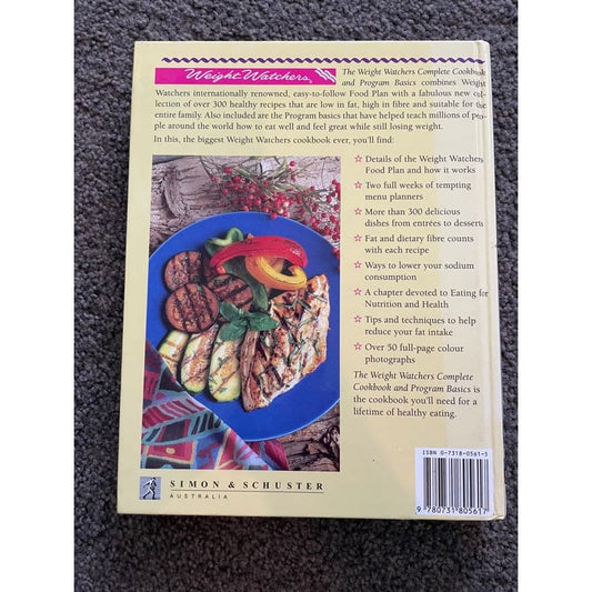 Weight watchers complete cookbook and program basics | classic healthy recipes & tips - print books book - condition: