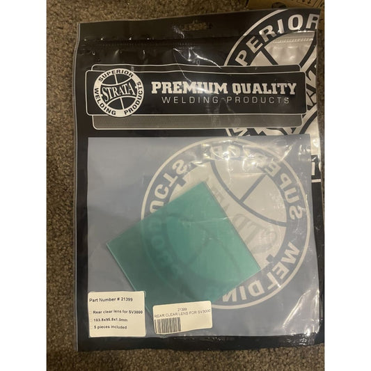 Strata welding rear clear lens for sv3000 - 5 pieces - welding accessories home & living - tools home&living materials