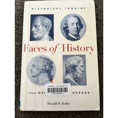 Faces of history by donald r. Kelley - print books condition: used printed media