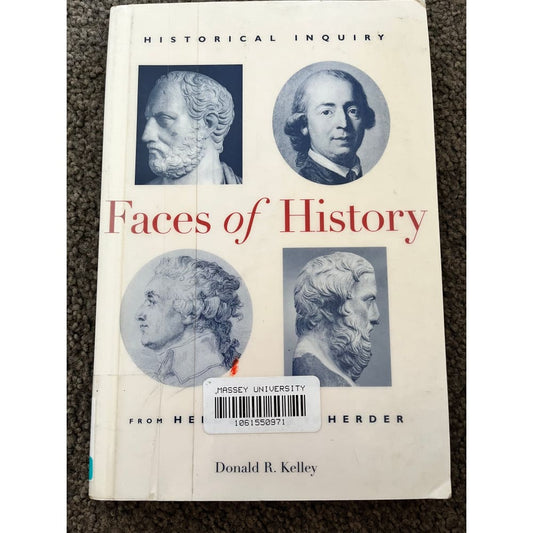 Faces of history by donald r. Kelley - print books condition: used printed media