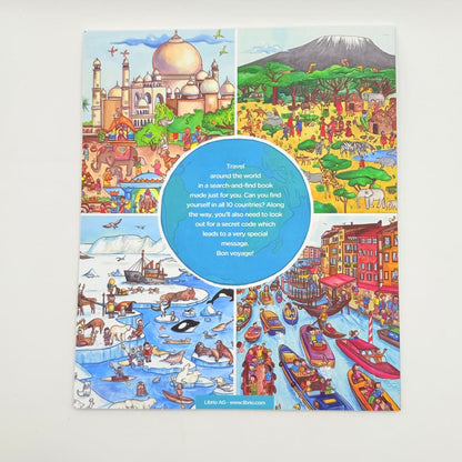 Where’s izzy? My search-and-find world trip | personalised adventure book | lost freight | great condition - print