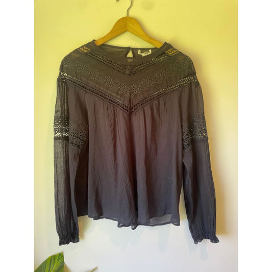 Whistle cotton lace top – size 10 (brand new cut-label) - blouses blouse - bnew label cut branded clothing - clothing &