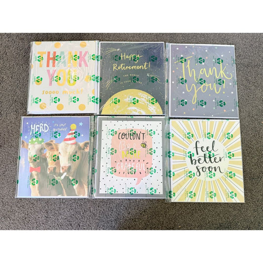 Wholesale bulk lot 81x john sands large format gift cards rrp $1115 - greeting cards crafts