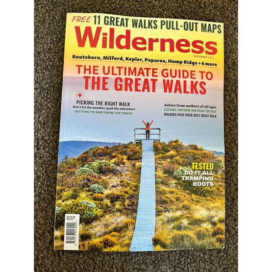 Wilderness magazine – september 2024 edition (ultimate guide to the great walks) - magazines printed media