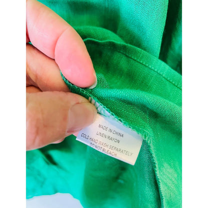 Willow tree linen/rayon top – size 8 (brand new cut-label) - blouses blouse - bnew label cut branded clothing
