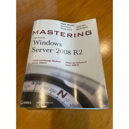 Mastering microsoft windows server 2008 r2 - print books book - condition: used - it - technology printed media