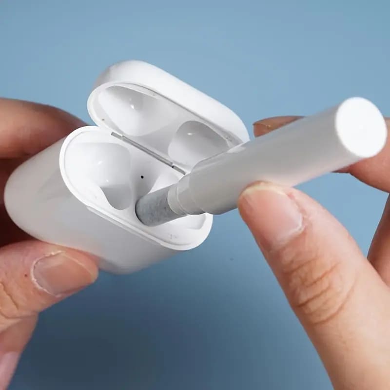 Wireless white earphone / pod cleaning pen | multi-tool for earbuds keyboards & more – brand new - electronics cleaners