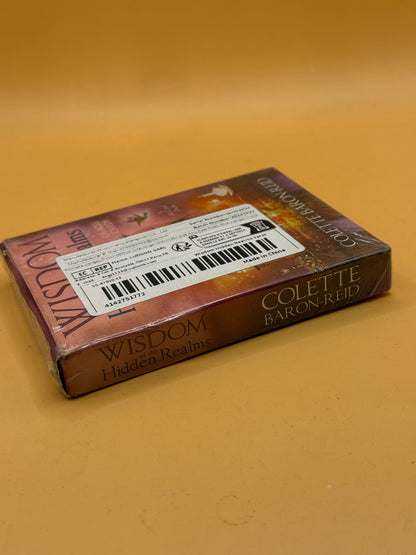 Wisdom of the Hidden Realms Oracle Cards side packaging