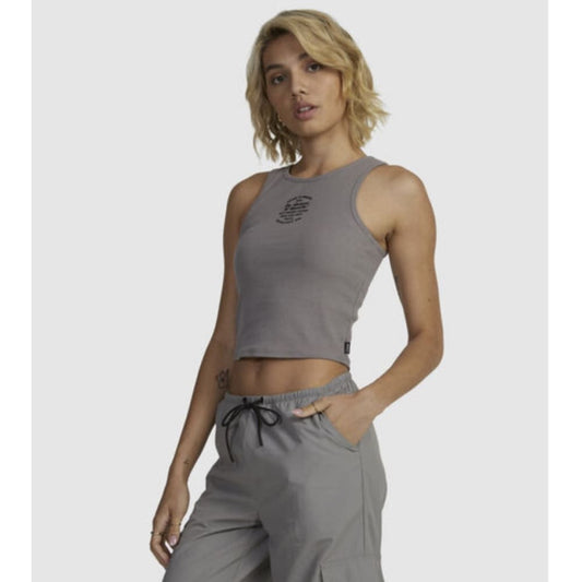 Rvca size 14 canteen staple tank - clothing & fashion - top - top tank women’s apparel