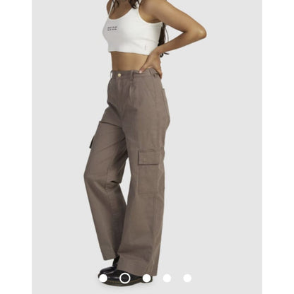 Rvca twill cargo pant - size 32 (14) - cargo pants cargo - clothing & fashion - pants women’s apparel
