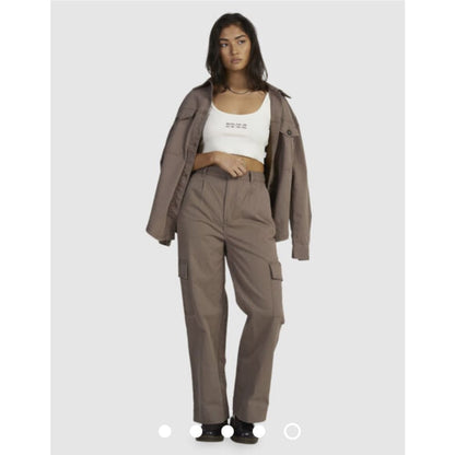 Rvca twill cargo pant - size 32 (14) - cargo pants cargo - clothing & fashion - pants women’s apparel