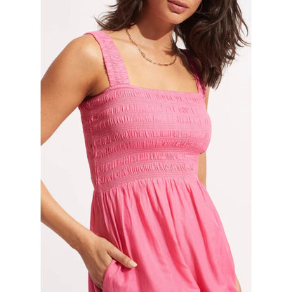 Seafolly size m faithful midi pink - dresses top women’s apparel