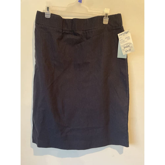 Bnwt analytic size 14 stretch navy silver stripe skirt rrp $59.99 - skirts bottom - clothing & fashion - skirt - skirts