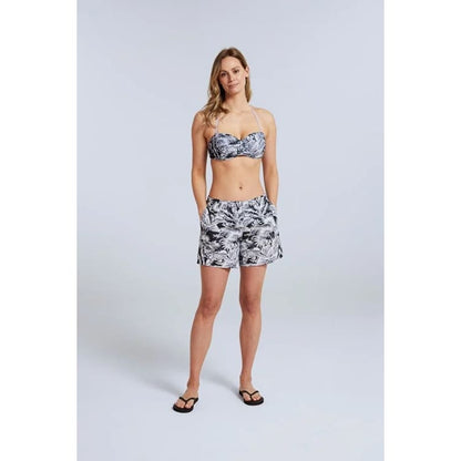 Animal size 10 reeva womens printed swim shorts - monochrome - swimwear special categories women’s apparel