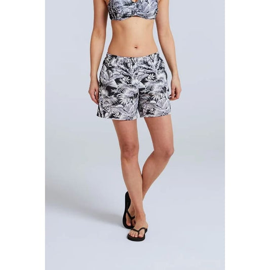Animal size 10 reeva womens printed swim shorts - monochrome - swimwear special categories women’s apparel