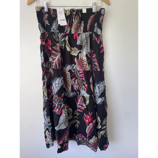 Bnwt millers size l volume tiered rayon skirt - skirts bottom - clothing & fashion - skirt - skirts women’s apparel