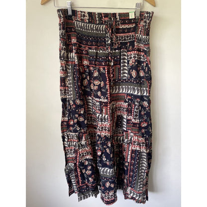 Bnwt millers size l volume tiered rayon skirt - l/14 - skirts bottom - clothing & fashion - skirt - skirts women’s