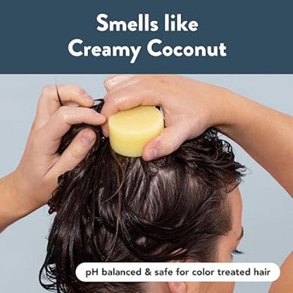 Ethique wonderbar lightweight solid conditioner bar for oily to balanced hair - conditioners health and wellness
