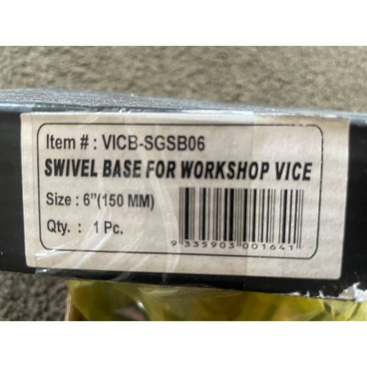 6’’ black steel swivel base for workshop vice - tool accessories home & living - tool - tools home&living materials