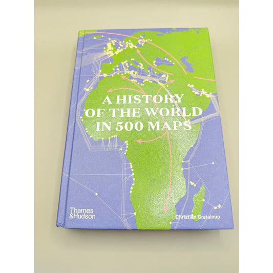 A history of the world in 500 maps by christian grataloup - print books printed media