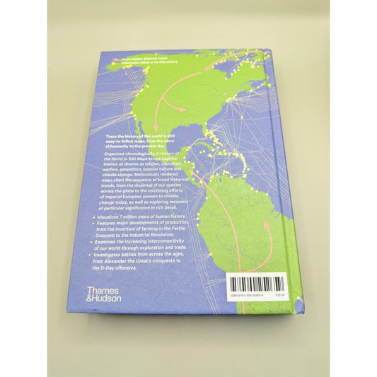 A history of the world in 500 maps by christian grataloup - print books printed media