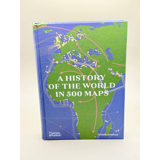A history of the world in 500 maps by christian grataloup - print books printed media