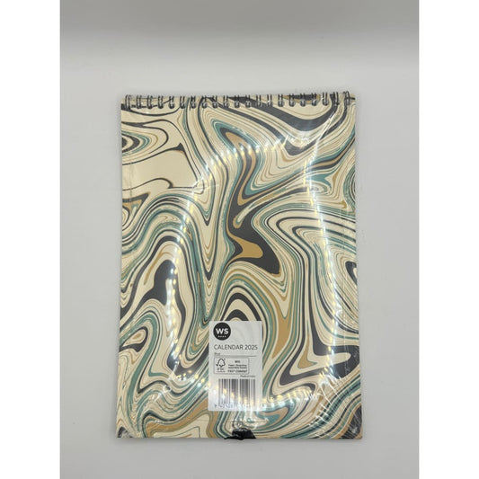Ws 2025 marbled wall calendar - wall calendars stationery
